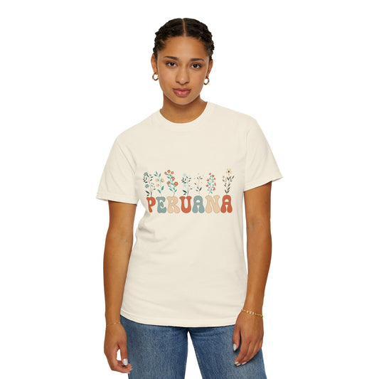 Peruana Retro Wildflower Comfort Colors T-shirt